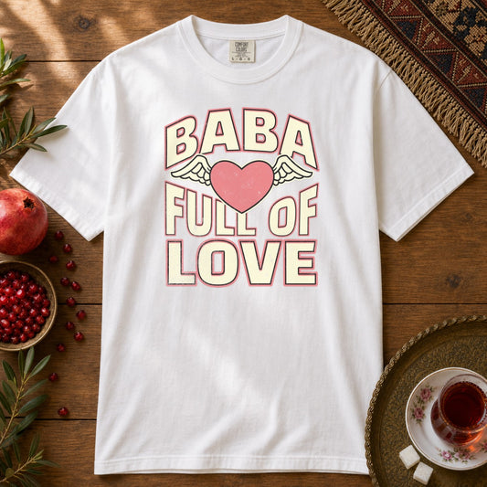 Baba Full of Love Premium Tee - White