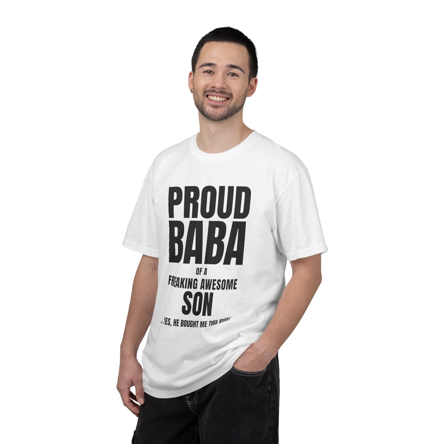 Proud Baba of a Son Premium Tee