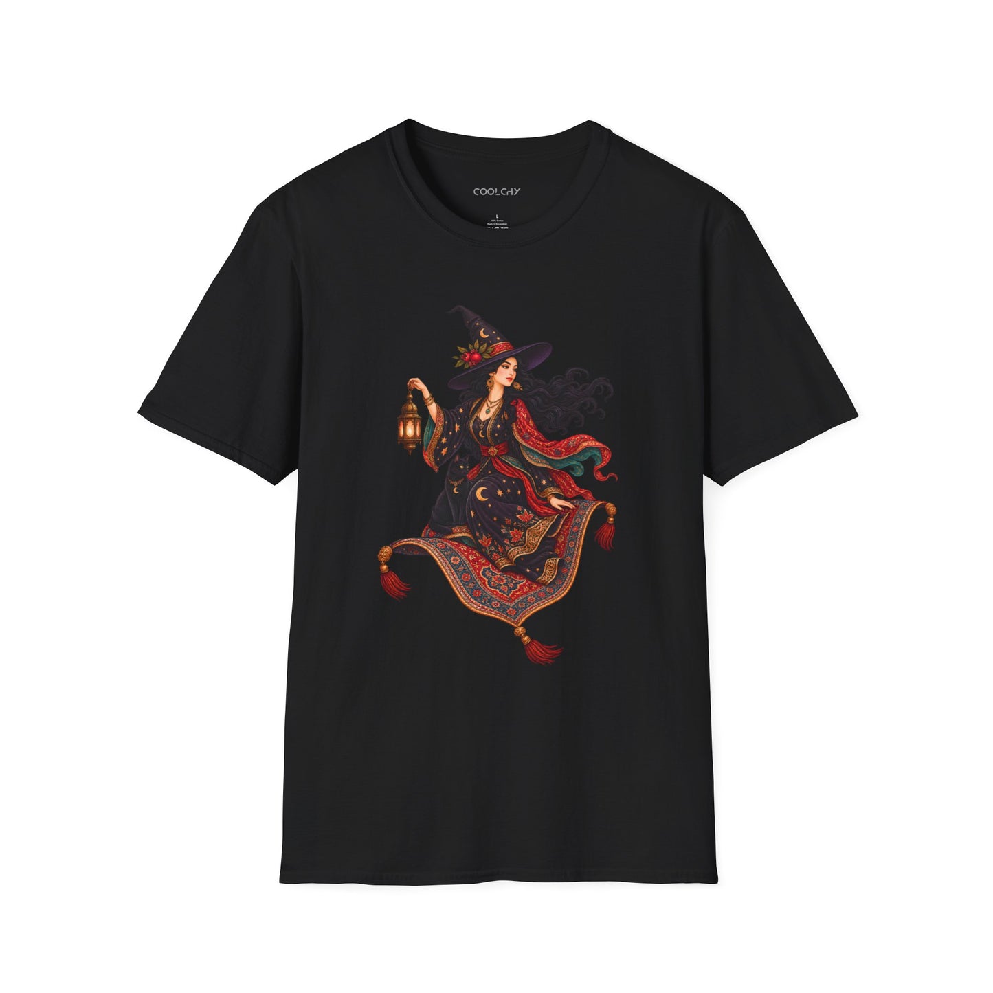 Witch and the Magic Carpet Unisex T-Shirt