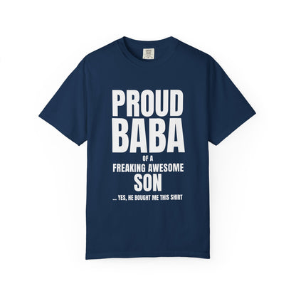 Proud Baba of a Son Premium Tee