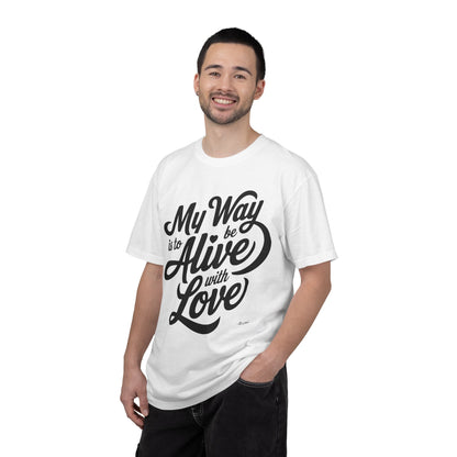 My way is to be alive with love - Rumi Premium Tee
