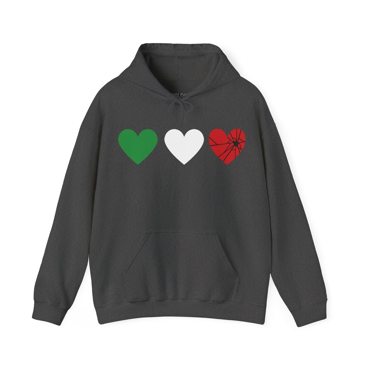Iran Shattered Heart Hoodie