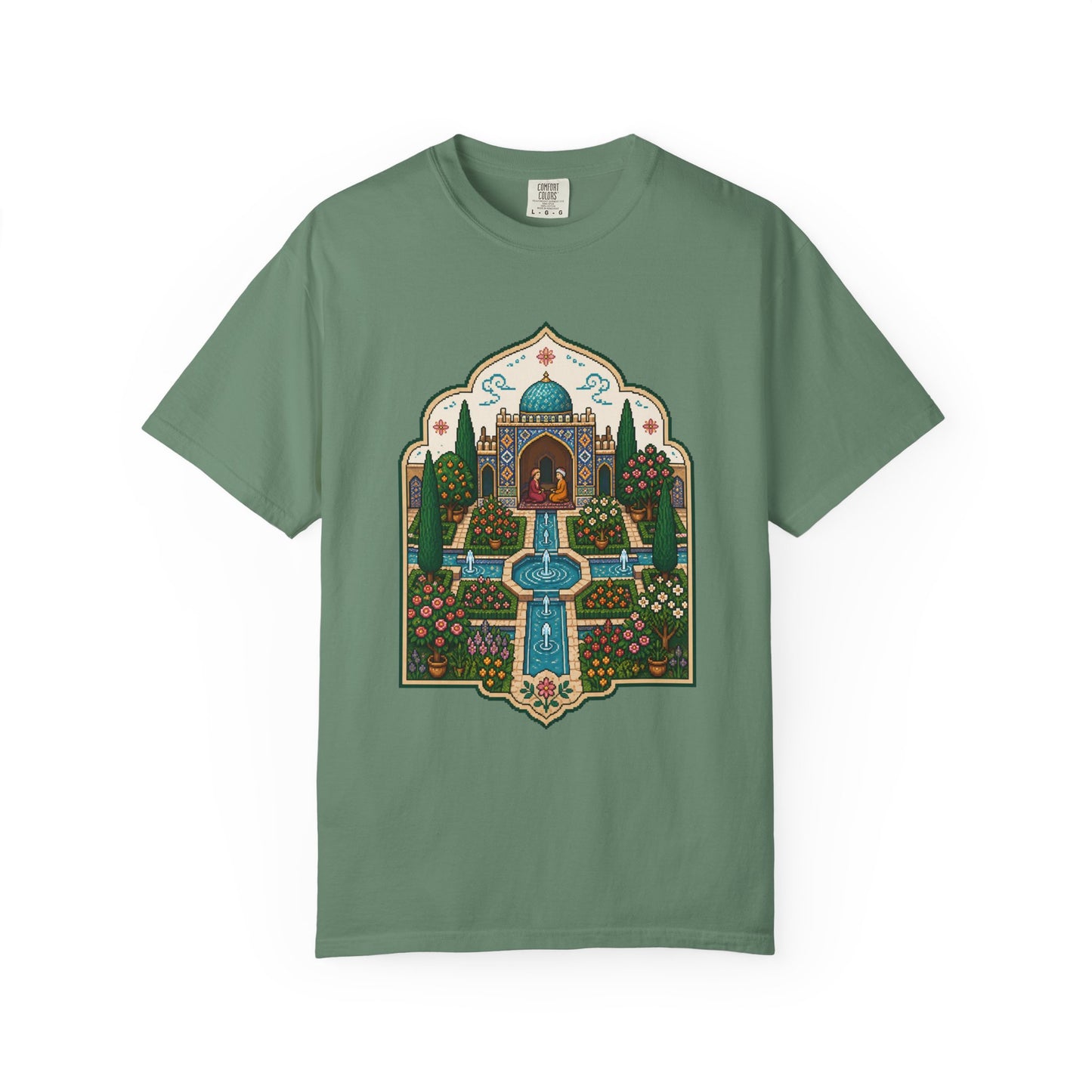 Persian Garden Miniature - Pixel Art Premium Tee
