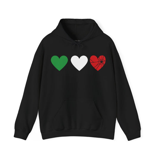 Iran Shattered Heart Hoodie