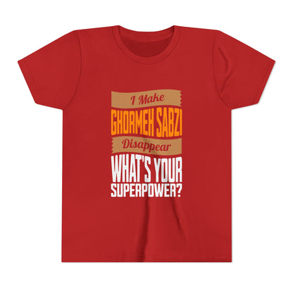 I make Ghormeh Sabzi disappear Youth Tee