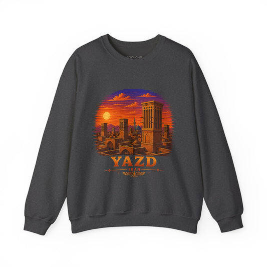Yazd Windcatchers - Pixel Art Sweatshirt