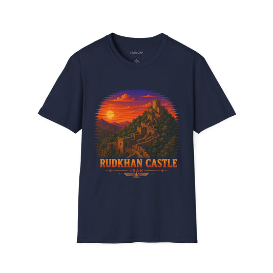 Rudkhan Castle - Pixel Art Unisex T-Shirt