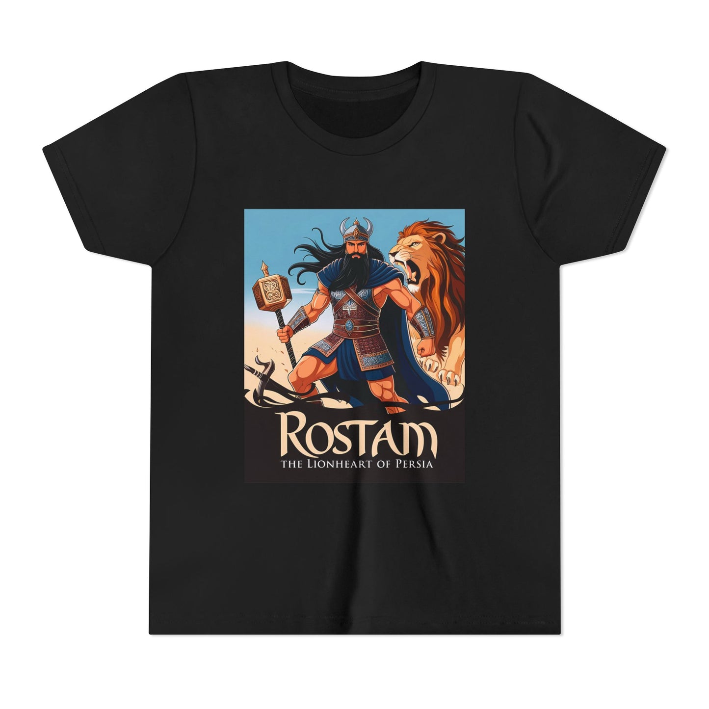 Rostam, the Lionheart of Persia Youth Tee