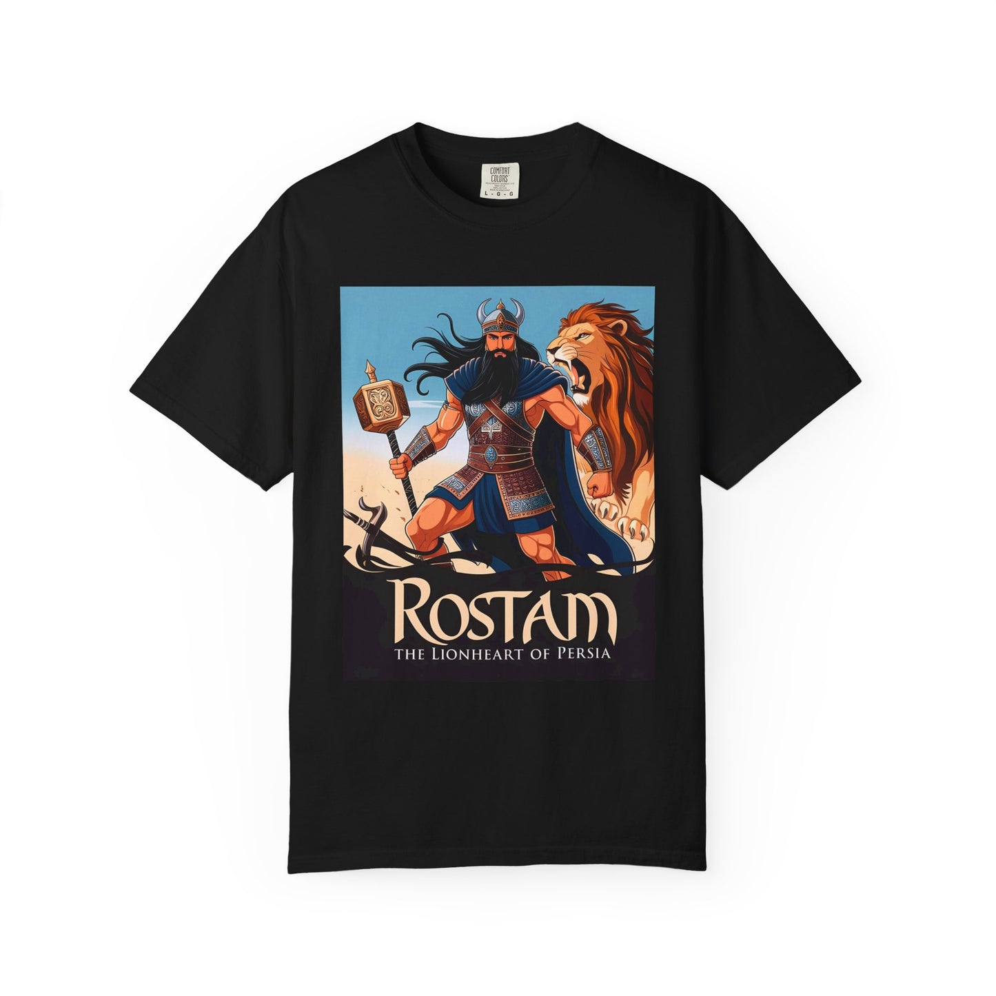 Rostam, the Lionheart of Persia Premium Tee