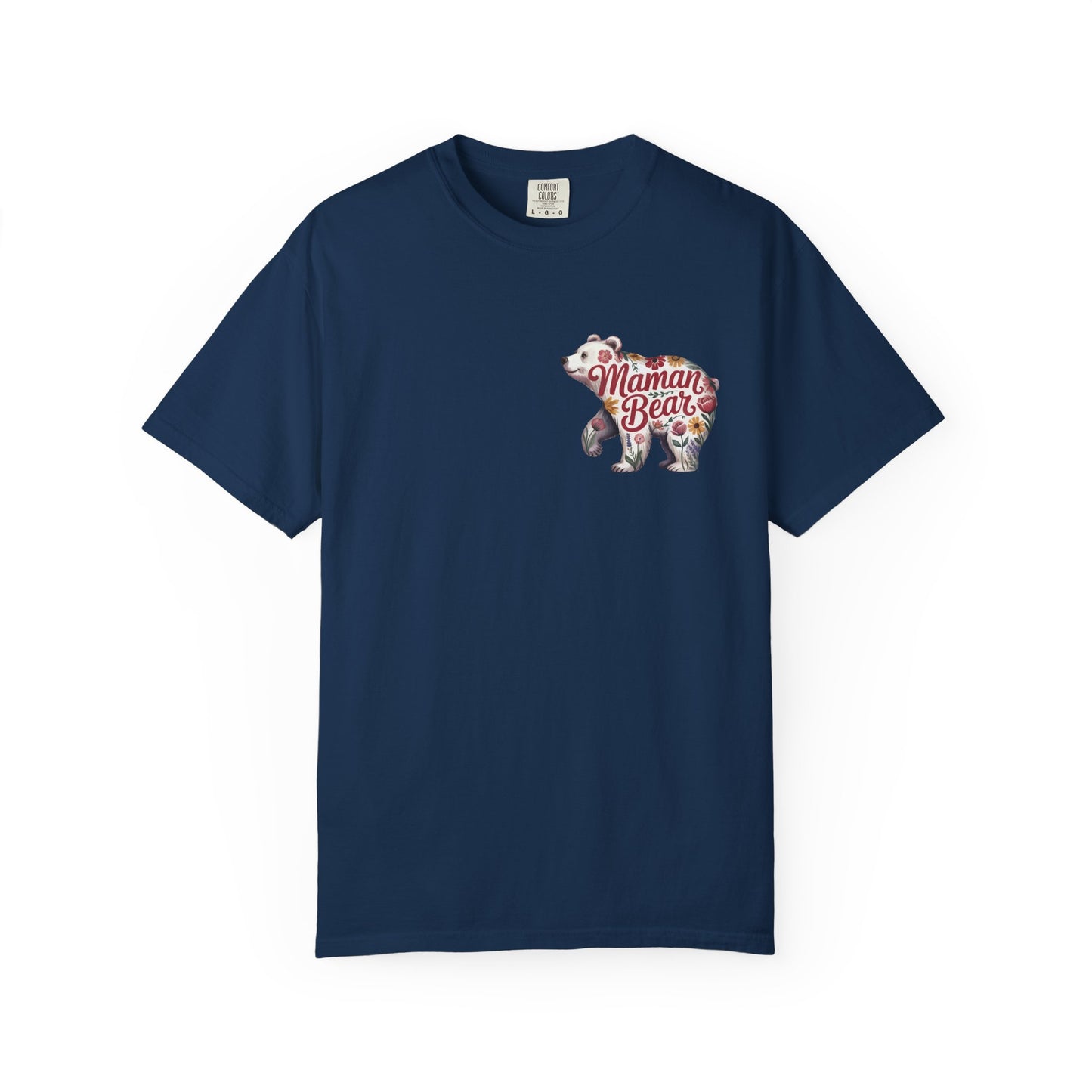 Maman Bear Floral Premium Tee