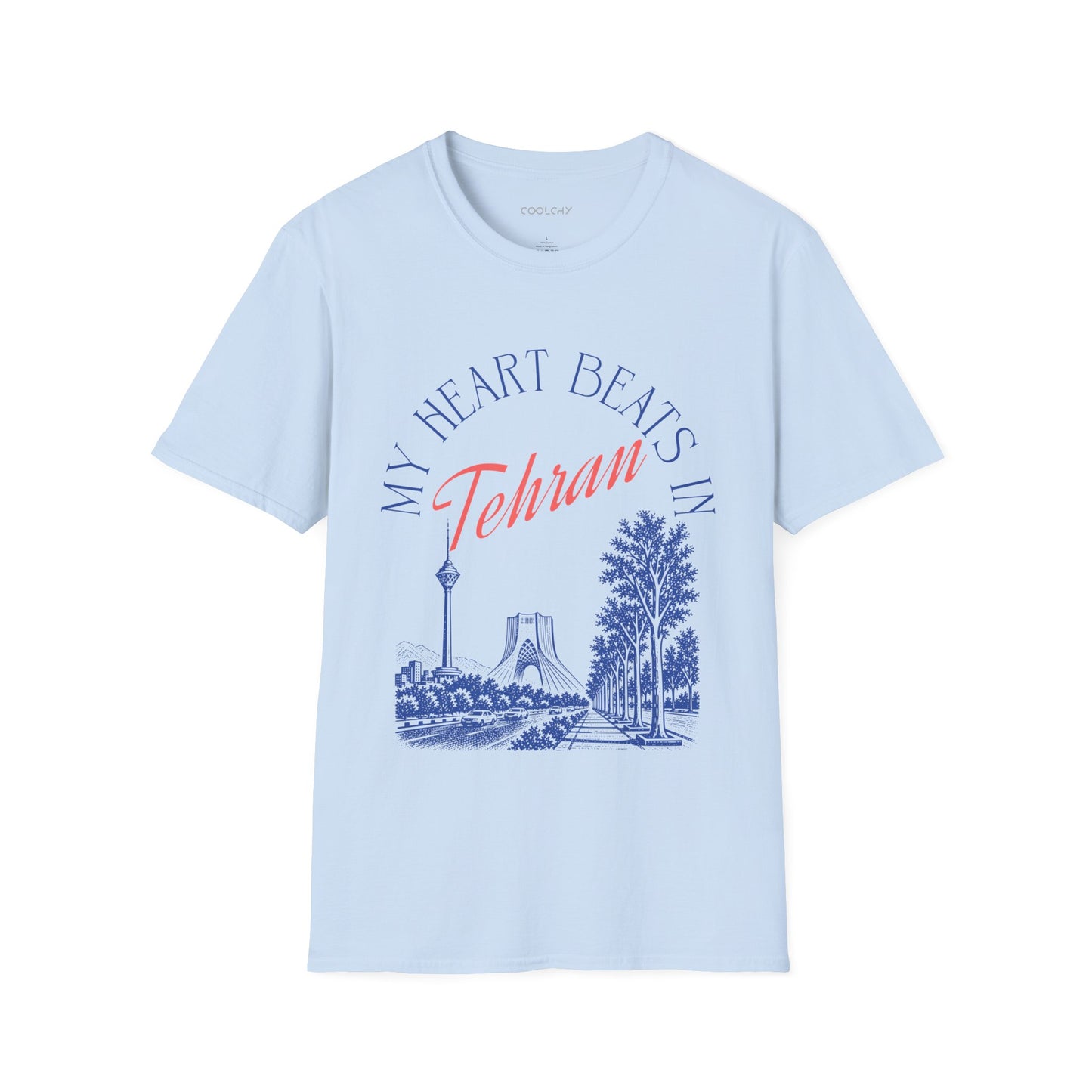 My Heart Beats in Tehran Unisex T-Shirt