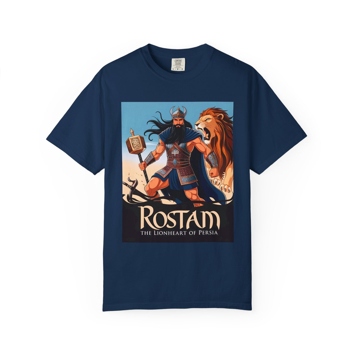 Rostam, the Lionheart of Persia Premium Tee
