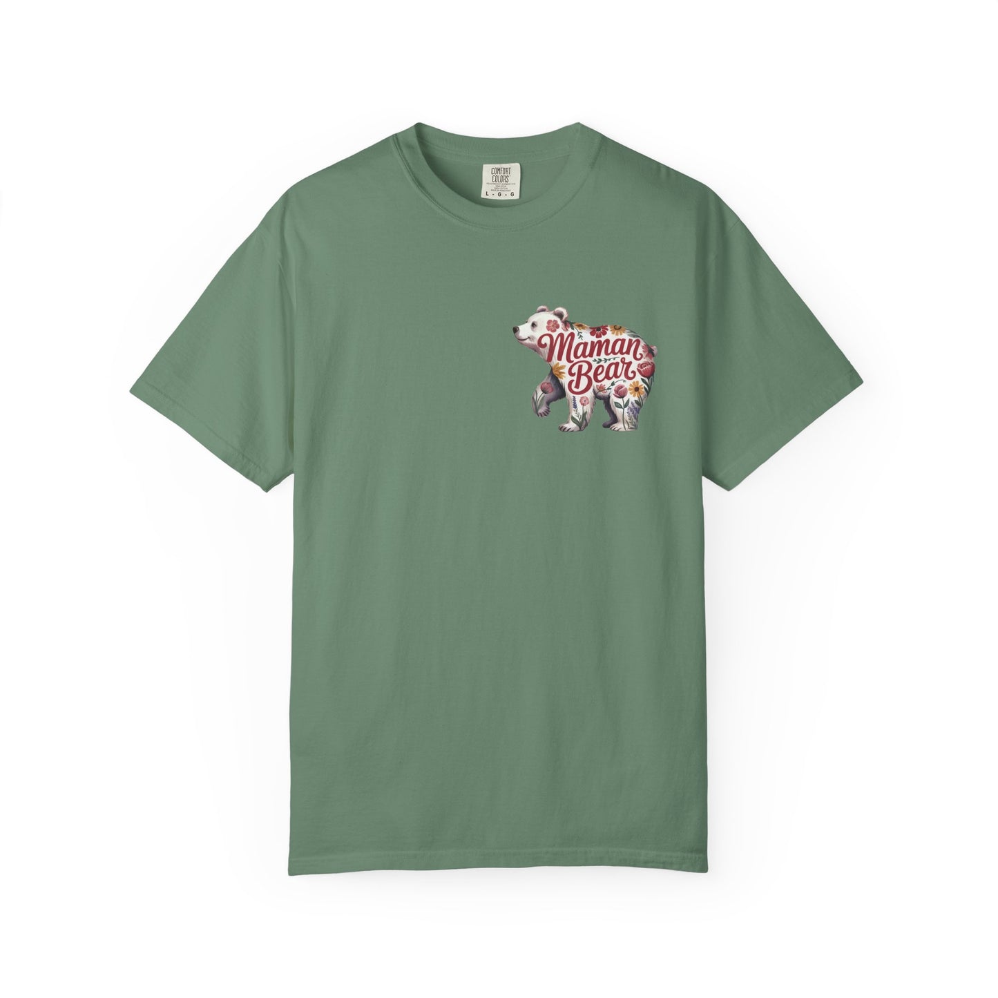 Maman Bear Floral Premium Tee