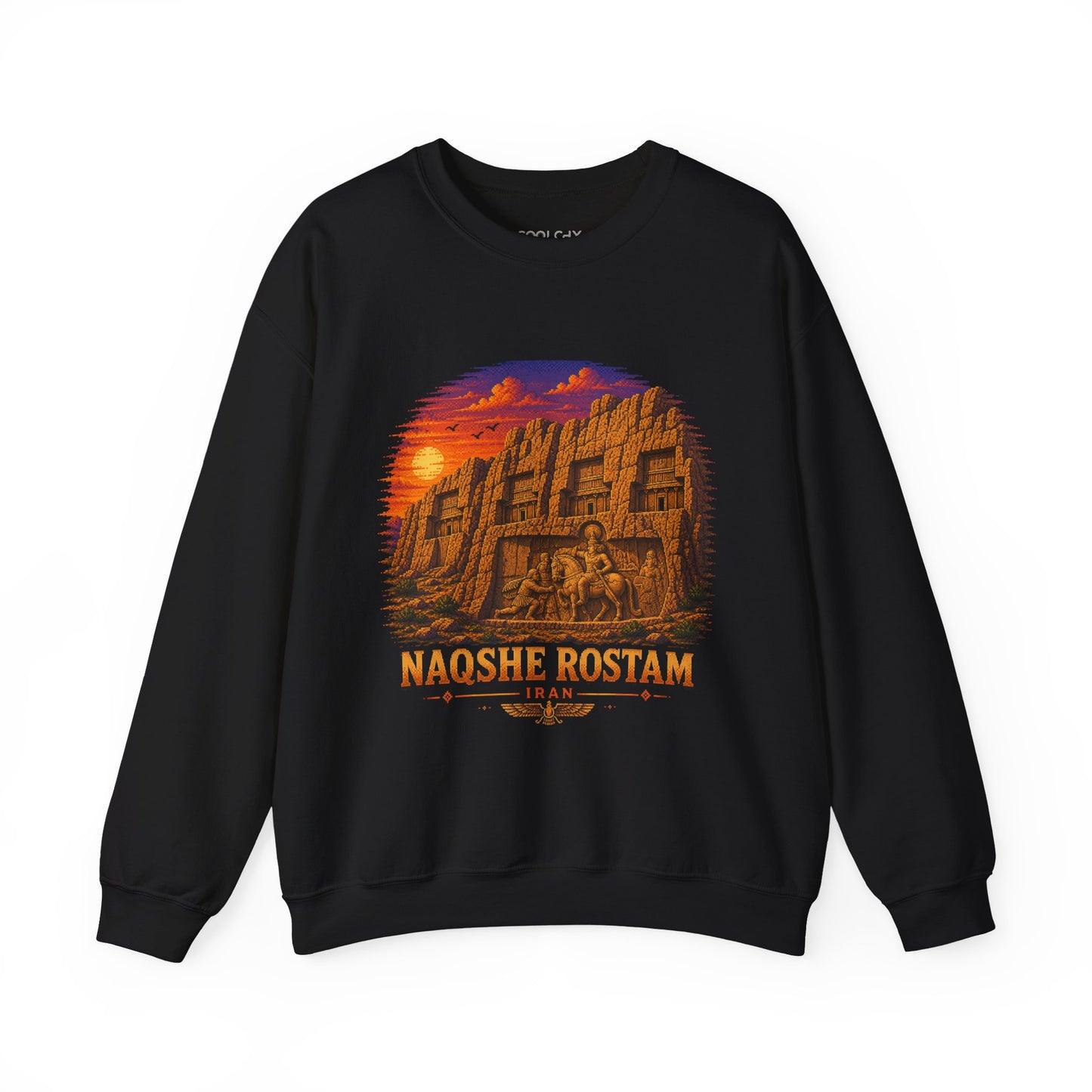 Naqshe Rostam - Pixel Art Sweatshirt