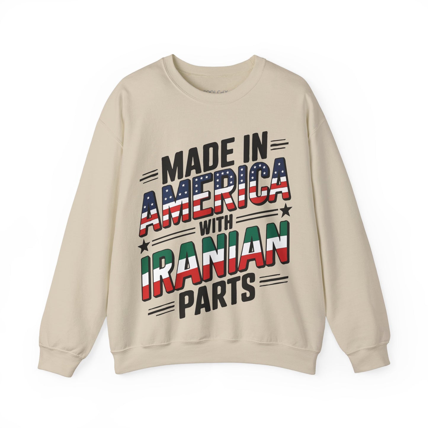 Made in America, with Iranian Parts Sweatshirt