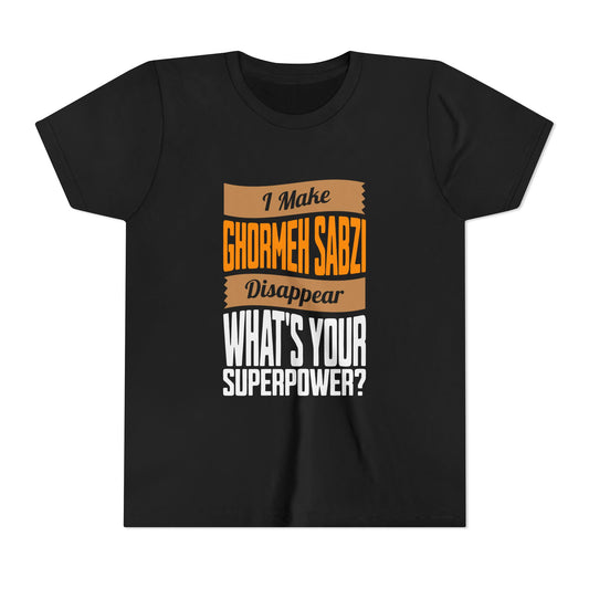 I make Ghormeh Sabzi disappear Youth Tee