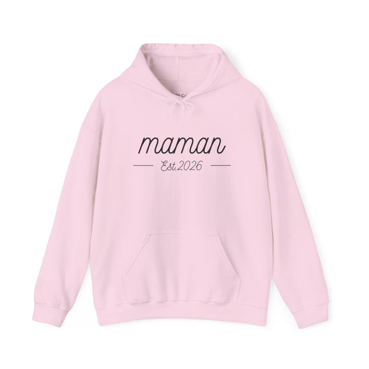 Maman, Est 2026 Hoodie