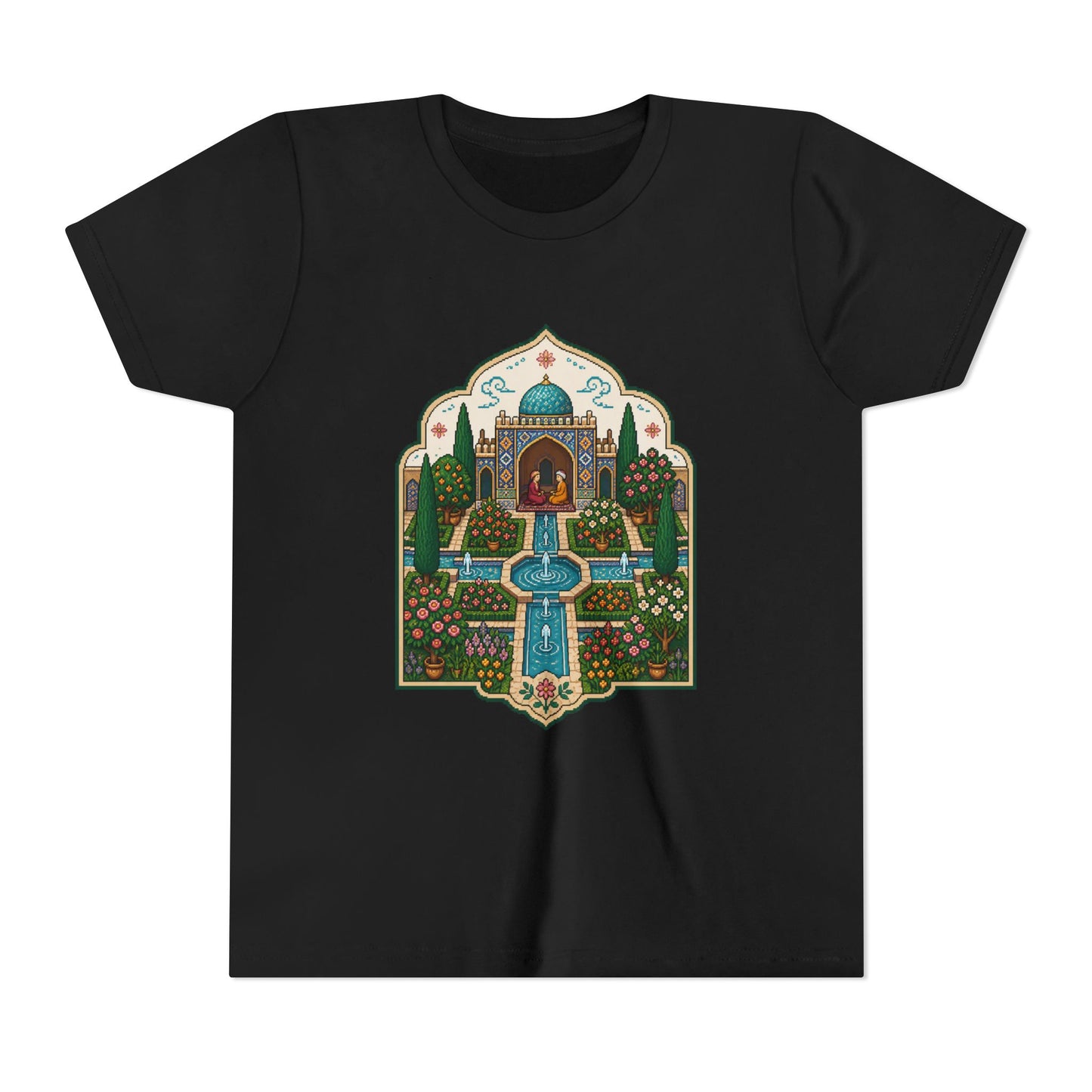 Persian Garden Miniature - Pixel Art Youth Tee