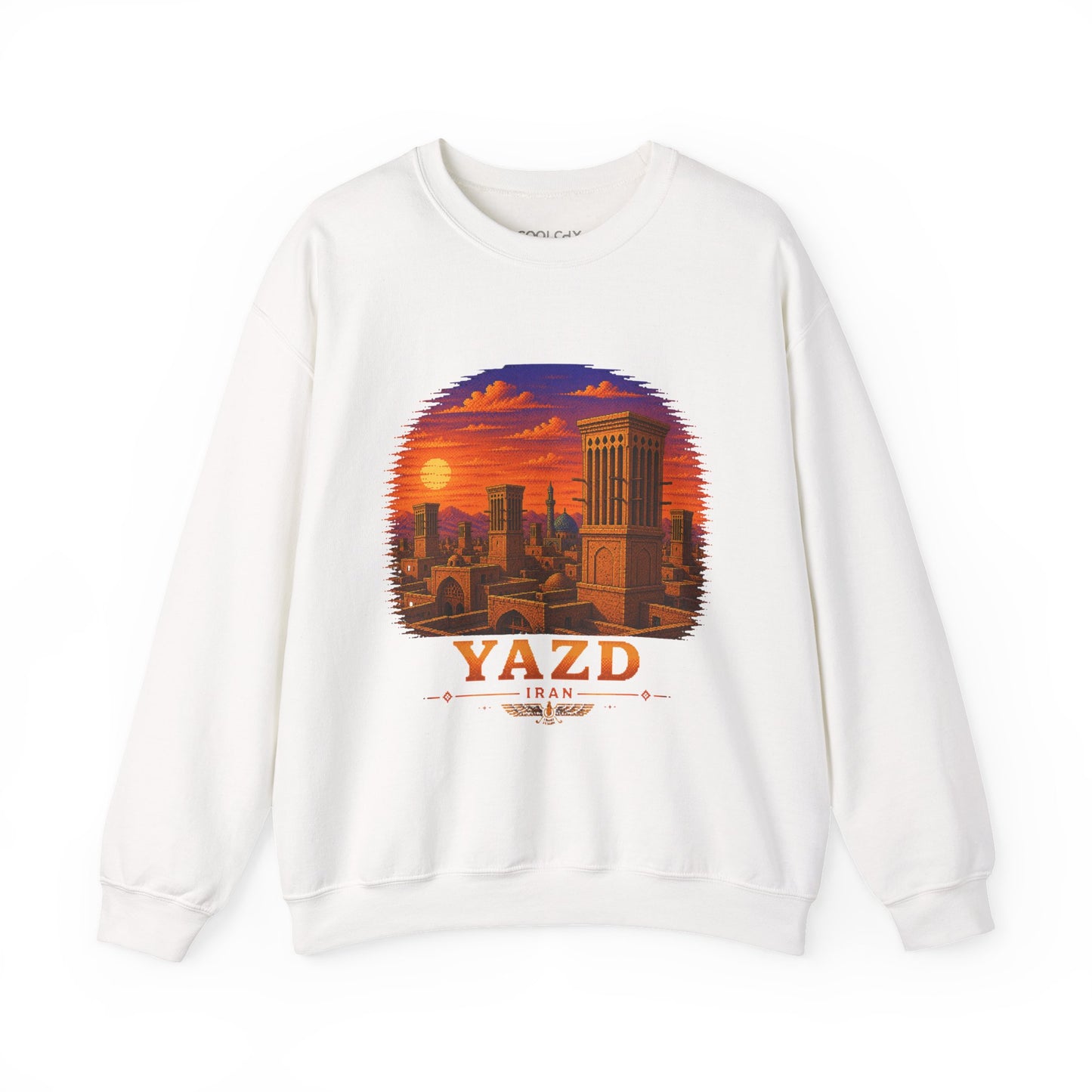 Yazd Windcatchers - Pixel Art Sweatshirt