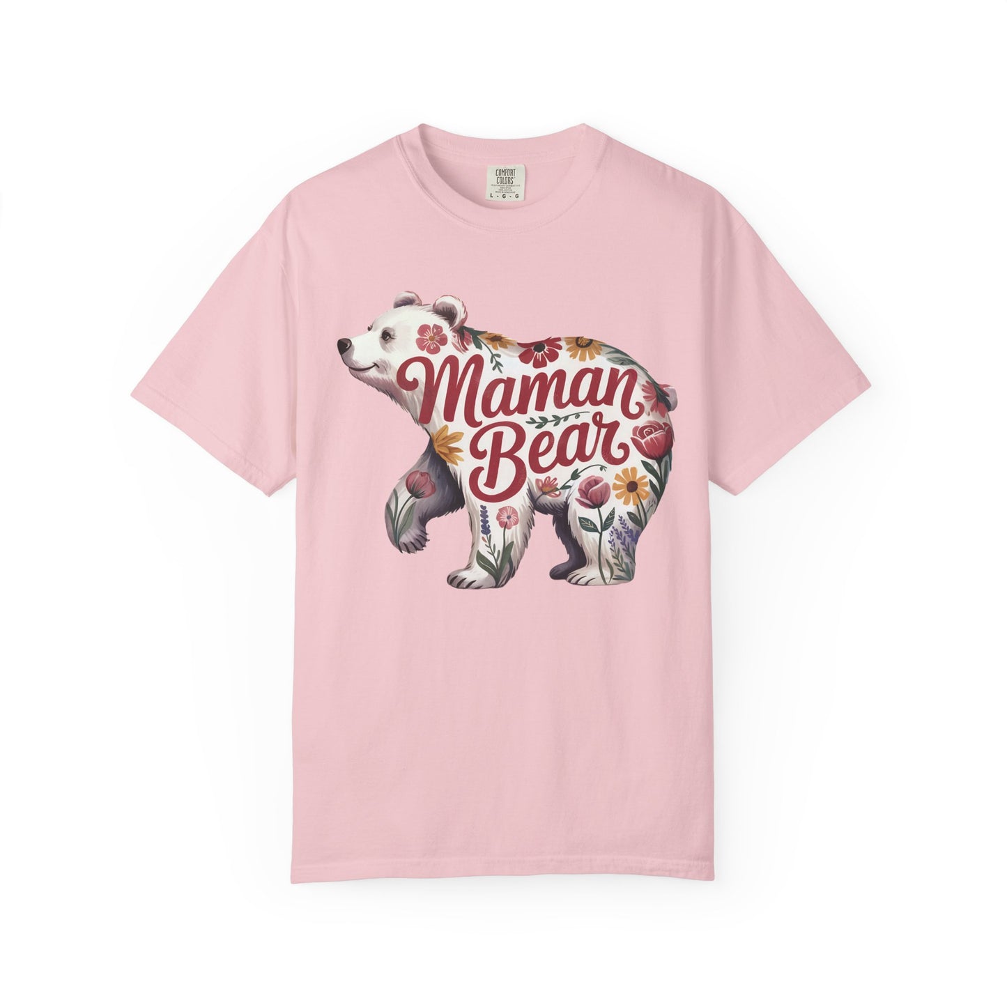 Maman Bear Floral  Premium Tee