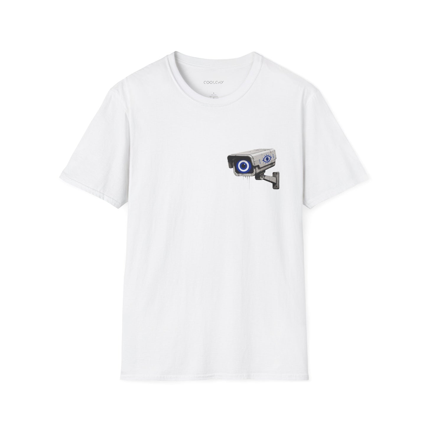 Evil Eye Watching Unisex T-Shirt - Chest Print