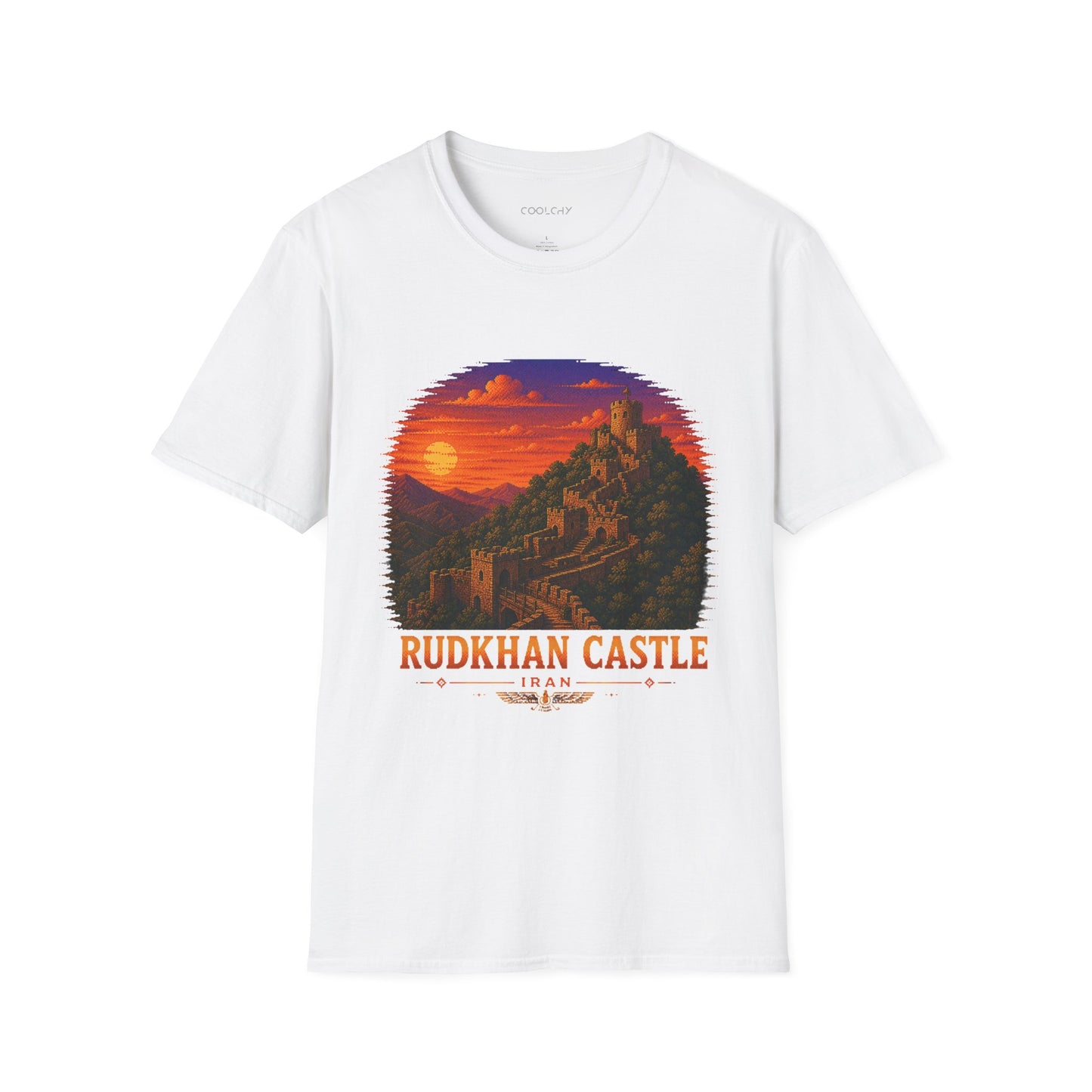 Rudkhan Castle - Pixel Art Unisex T-Shirt