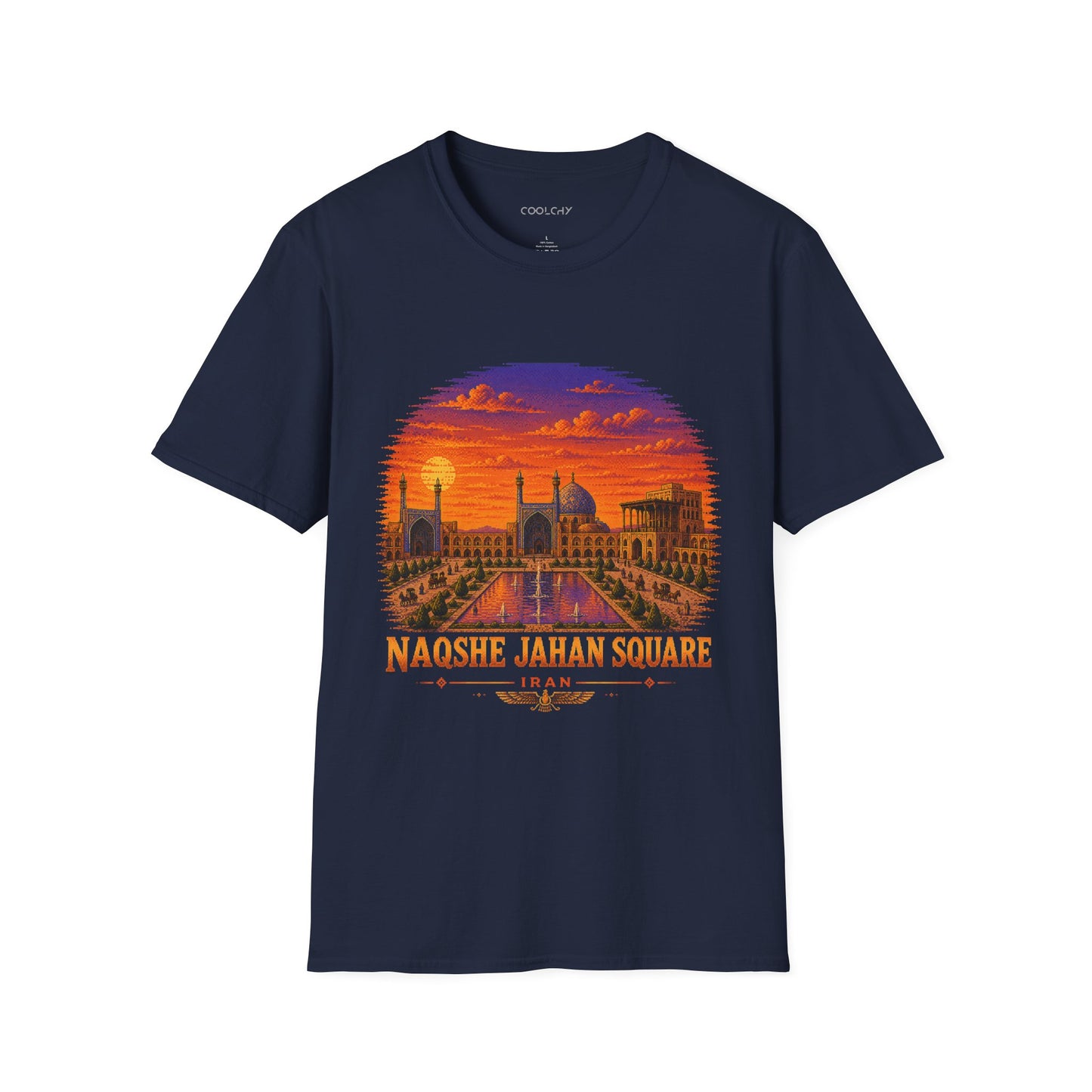 Naqshe Jahan Square - Pixel Art Unisex T-Shirt