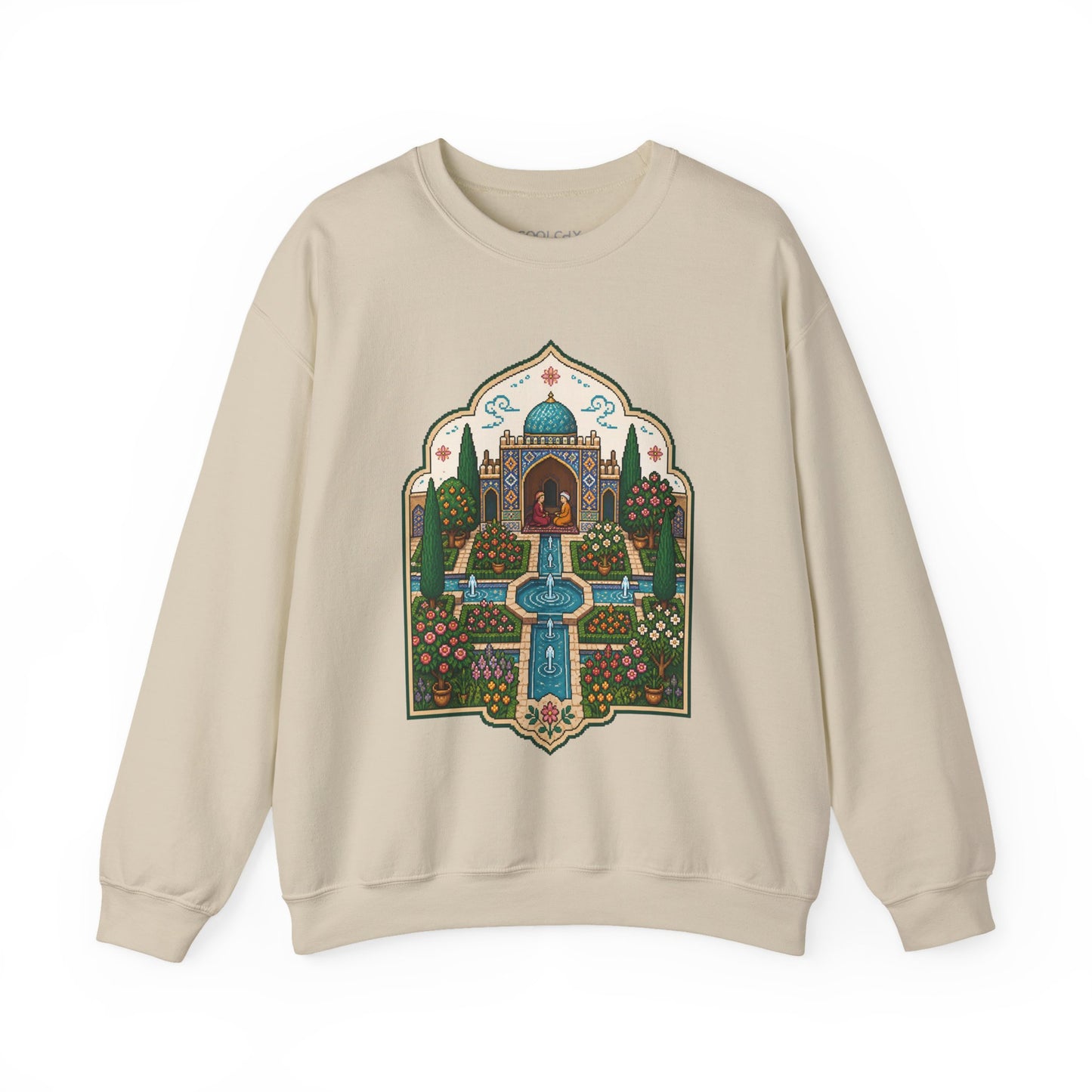 Persian Garden Miniature - Pixel Art Sweatshirt