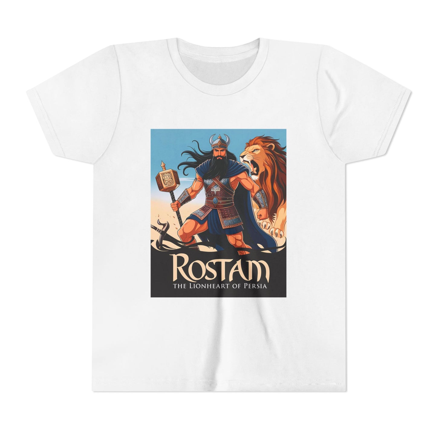 Rostam, the Lionheart of Persia Youth Tee