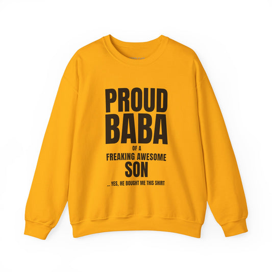 Proud Baba of a Son Sweatshirt