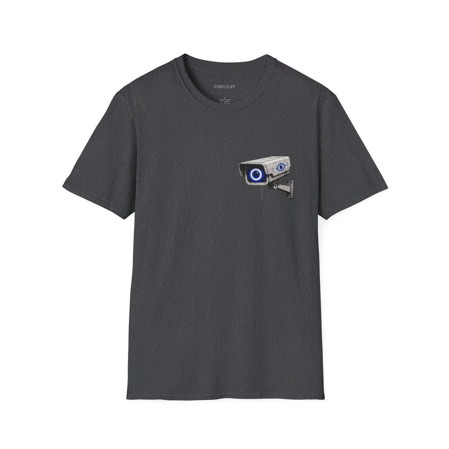 Evil Eye Watching Unisex T-Shirt - Chest Print