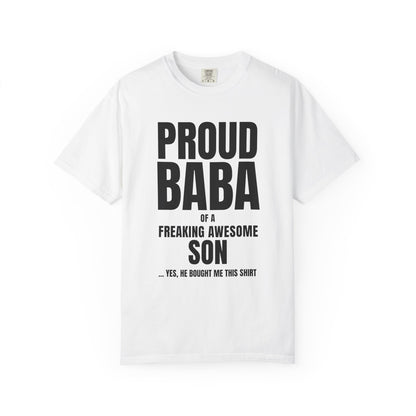 Proud Baba of a Son Premium Tee