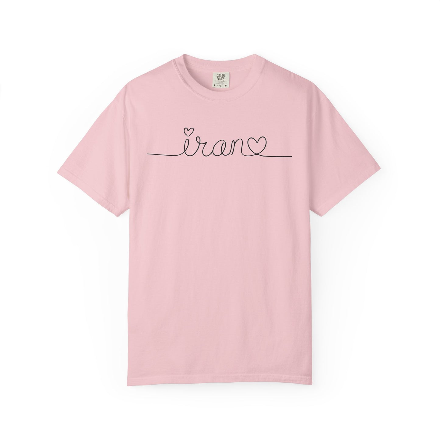 Iran Heart Line Art Premium Tee