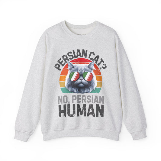 Persian Cat Human Sweatshirt