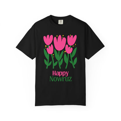 Happy Nowruz Tulips Premium Tee