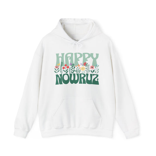 Happy Nowruz Floral Hoodie