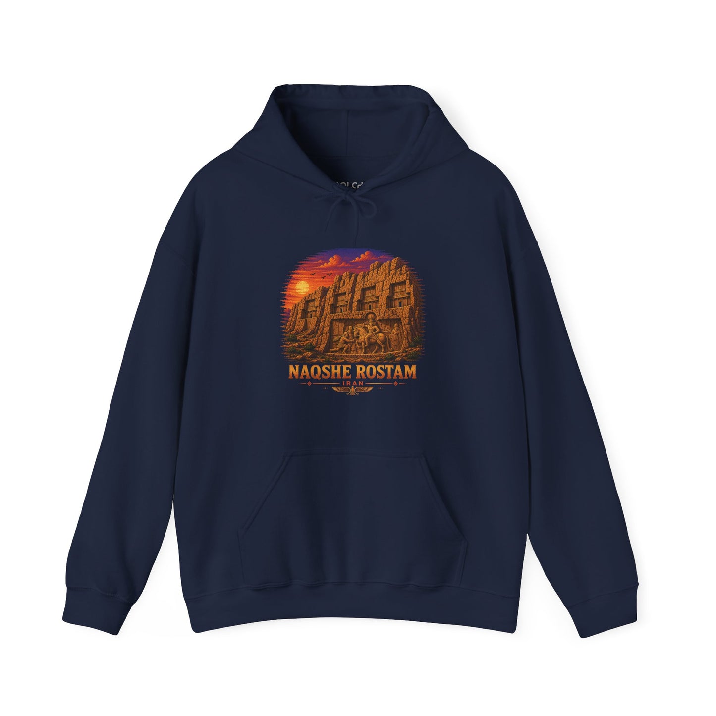 Naqshe Rostam - Pixel Art Hoodie