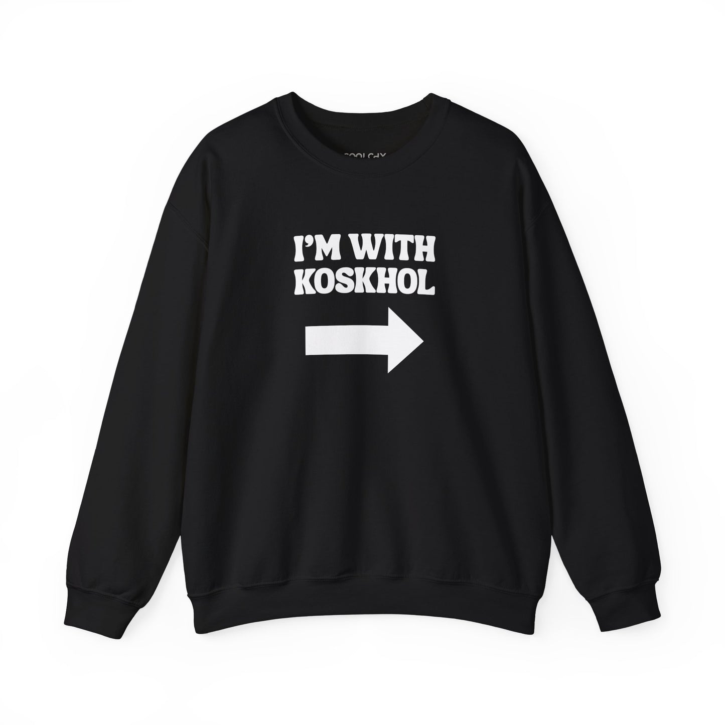 I'm with Koskhol - Left Sweatshirt