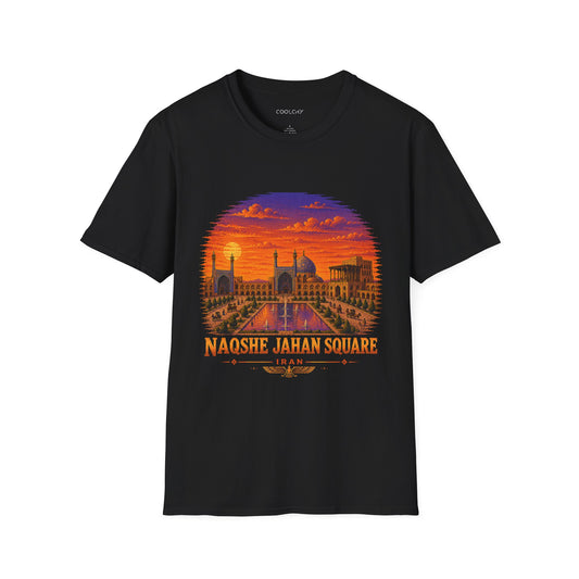 Naqshe Jahan Square - Pixel Art Unisex T-Shirt