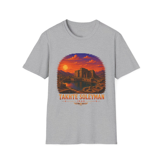 Takhte Soleyman - Pixel Art Unisex T-Shirt