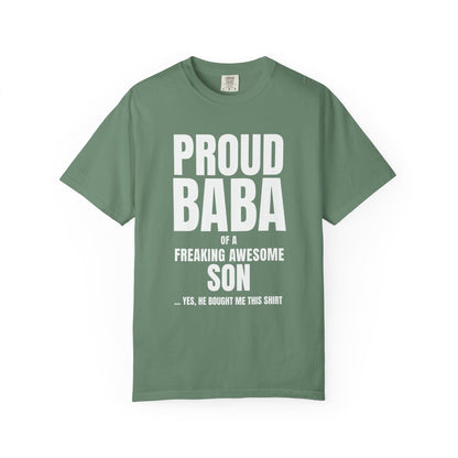 Proud Baba of a Son Premium Tee