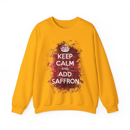 Keep Calm and Add Saffron Sweatshirt