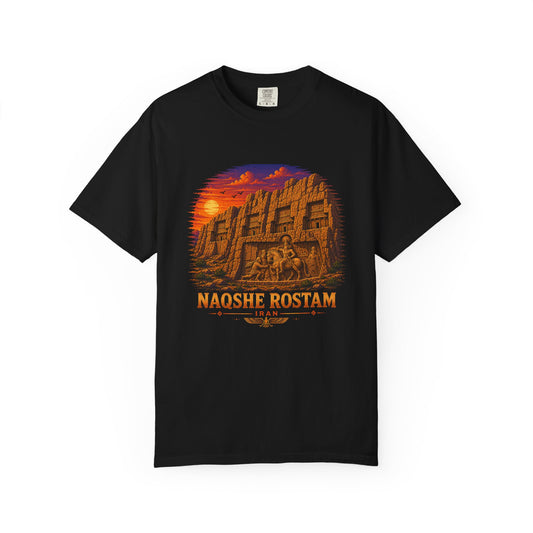 Naqshe Rostam - Pixel Art Premium Tee