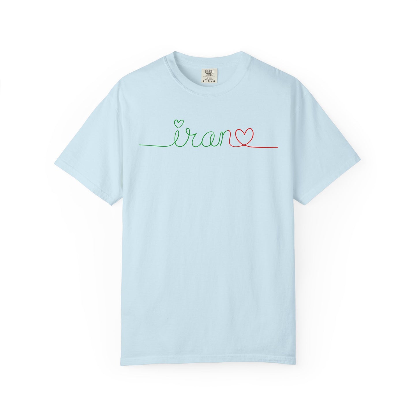 Iran Heart - Flag Colors Premium Tee