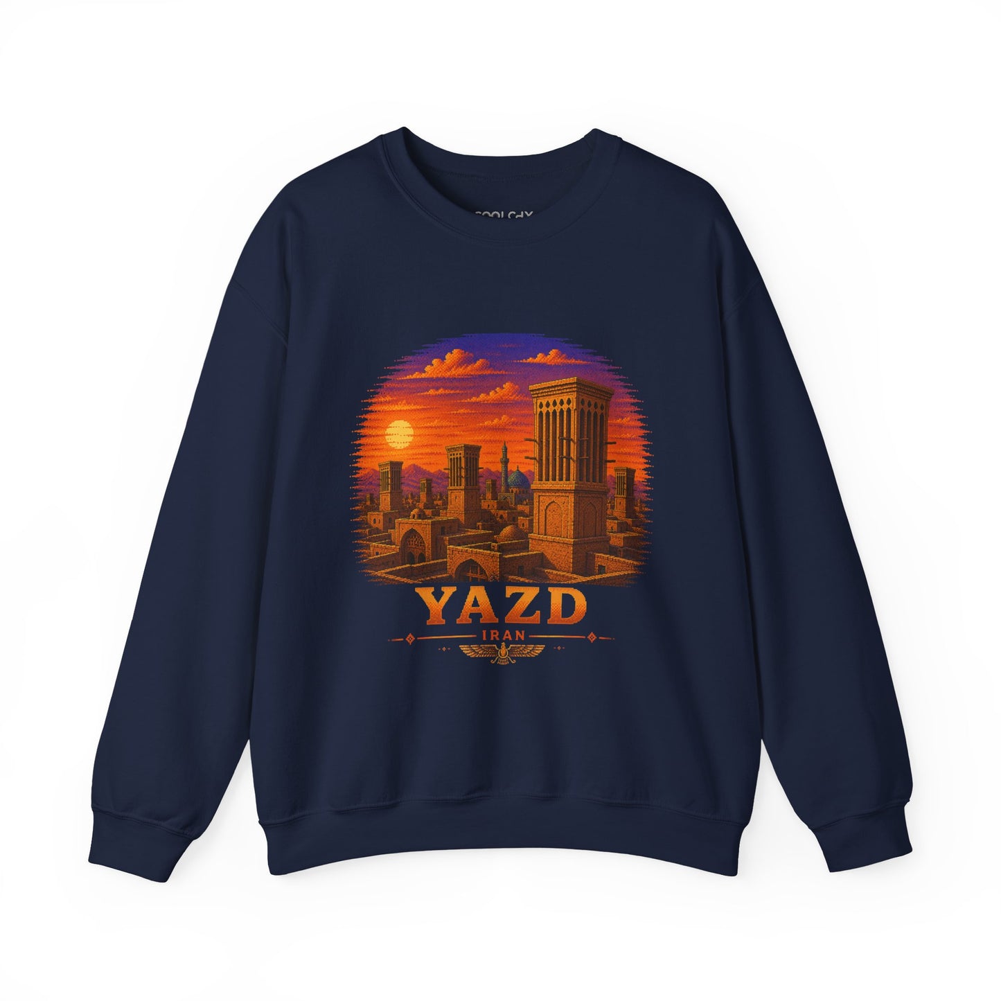 Yazd Windcatchers - Pixel Art Sweatshirt