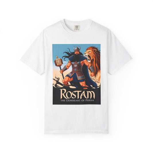 Rostam, the Lionheart of Persia Premium Tee
