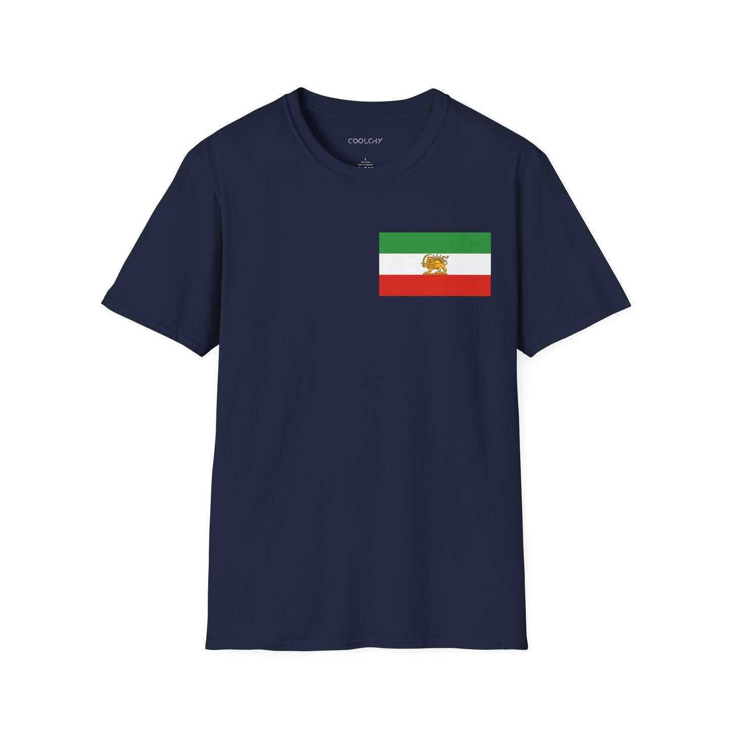 Shir-o-Khorshid (Lion & Sun) - Chest Print Unisex T-Shirt