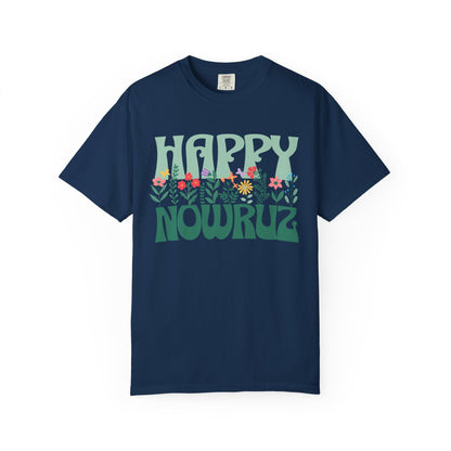 Happy Nowruz Floral Premium Tee