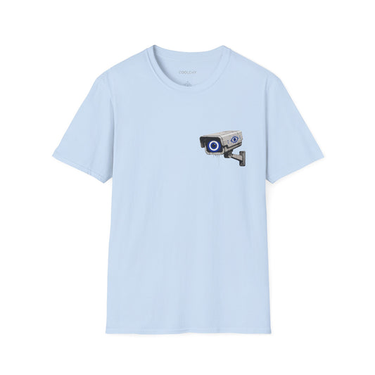 Evil Eye Watching Unisex T-Shirt - Chest Print