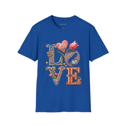 Persian Love Blossoms Unisex T-shirt